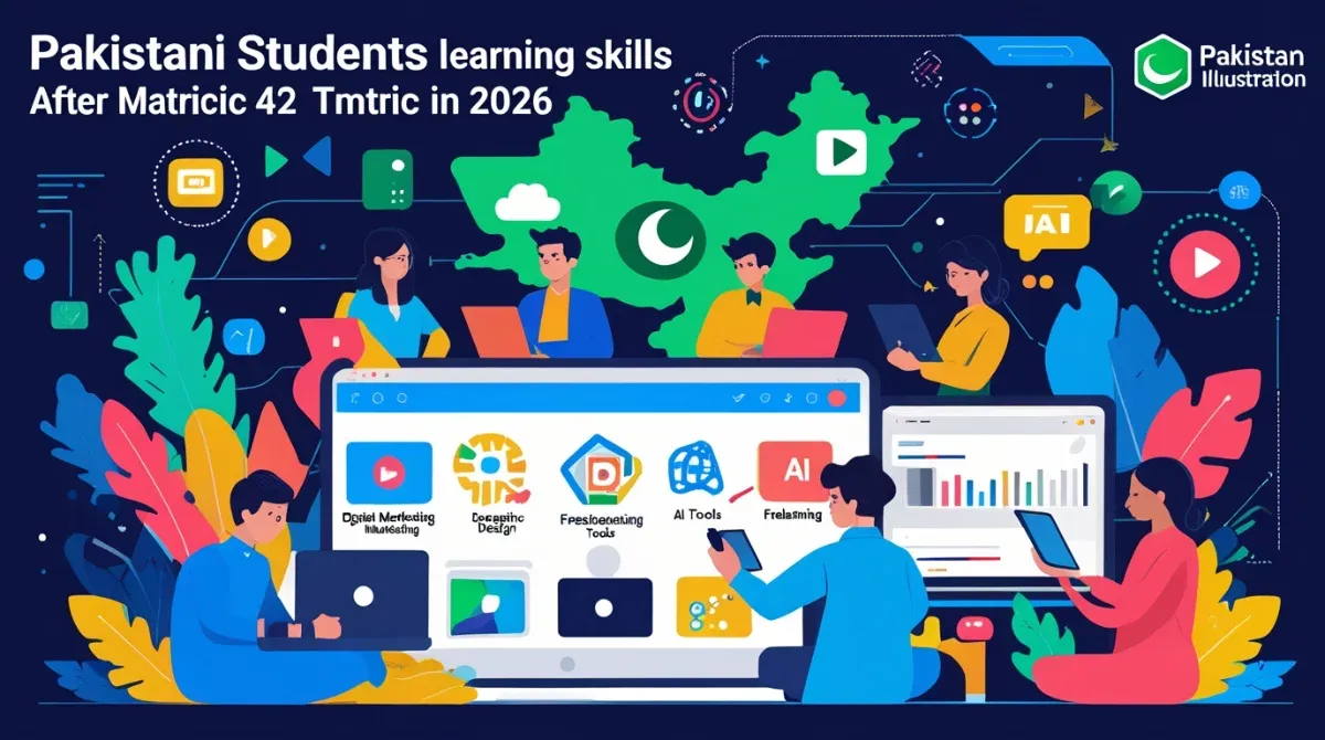 Best Digital Skills to Learn After Matric in Pakistan (2026)