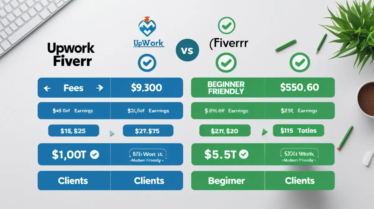 Upwork vs Fiverr in Pakistan: Which Platform Pays More in 2026?