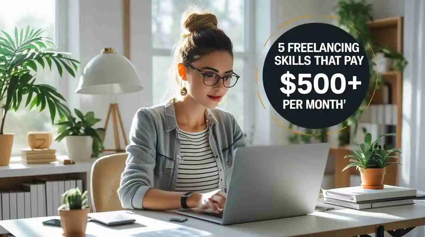 5 Freelancing Skills That Pay You $500+ Per Month