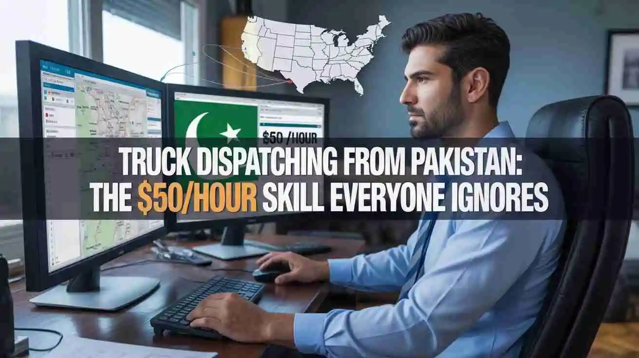 Truck Dispatching from Pakistan: The $50/Hour Skill Everyone Ignores